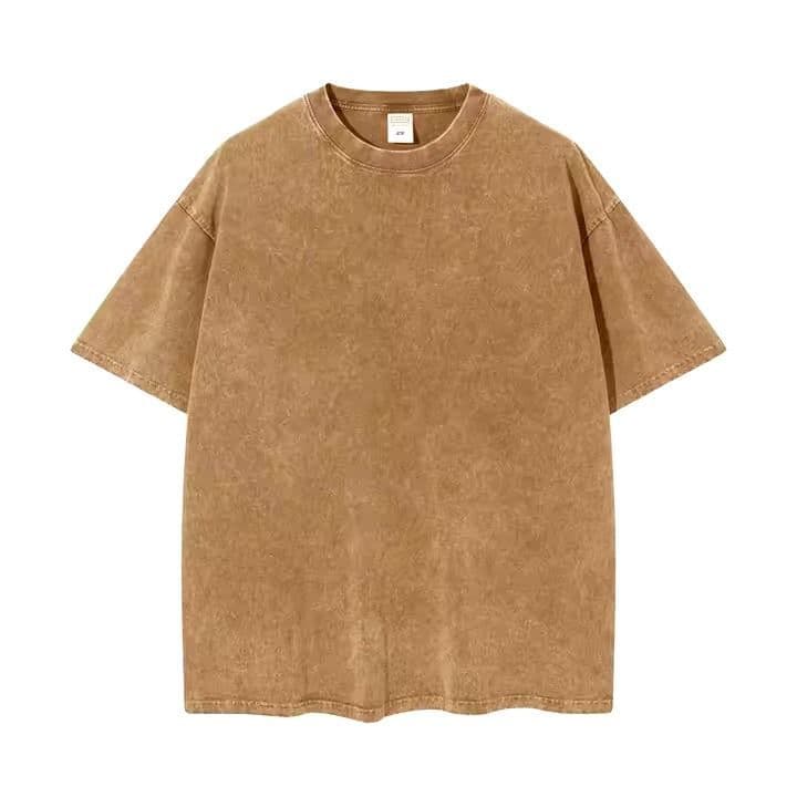Sandstone Acid-Wash Oversized Tee — Vee Clothing Company