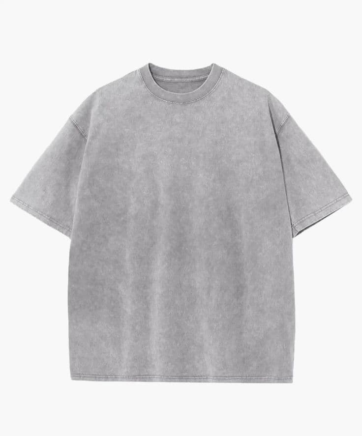 Graphite Acid-Wash Oversized Tee — Vee Clothing Company