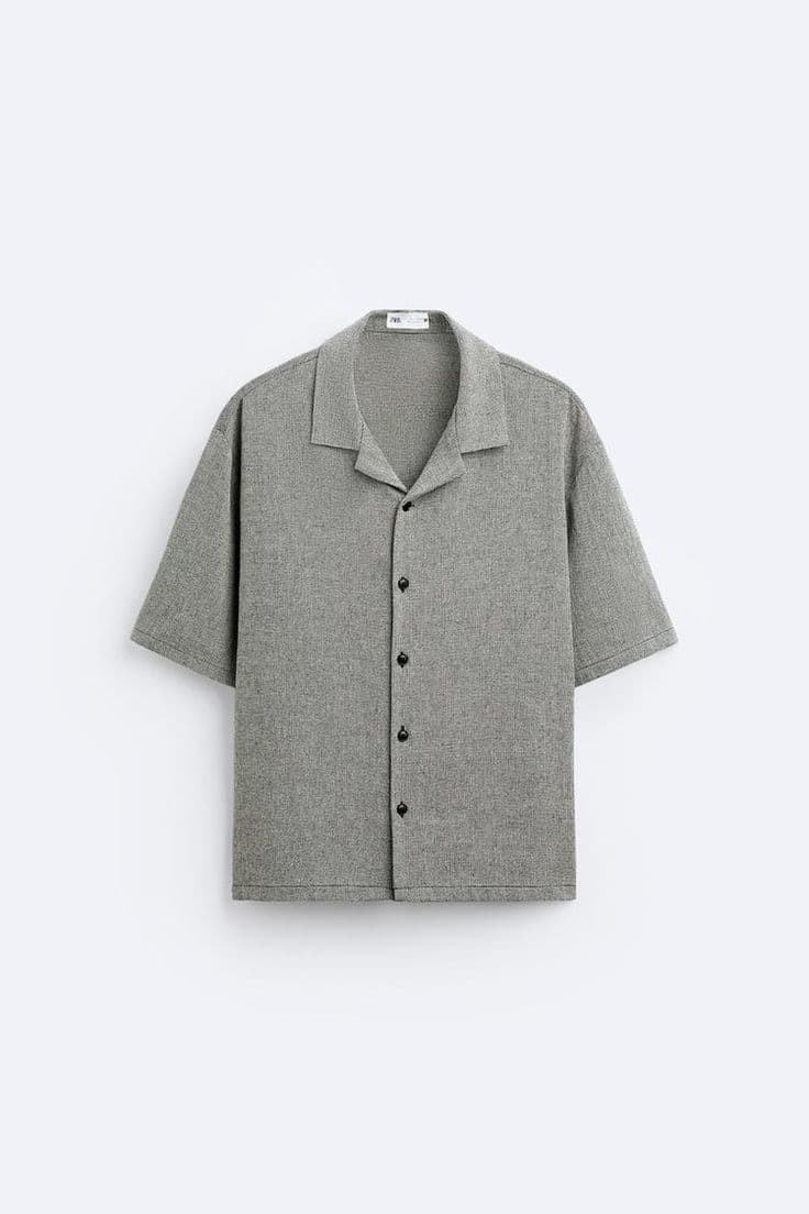 Slate Marl Resort Shirt — Vee Clothing Company