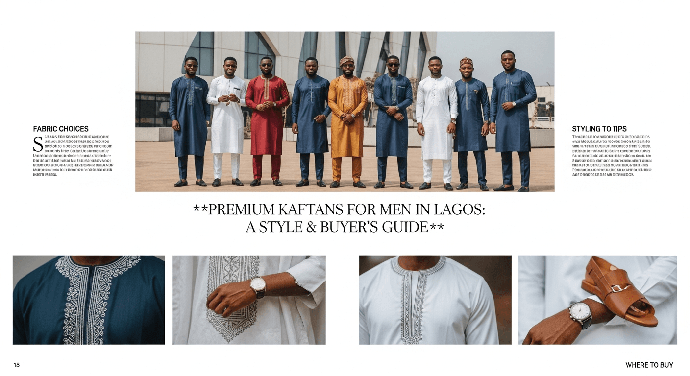 Premium kaftans for men in Lagos: a style and buyer's guide