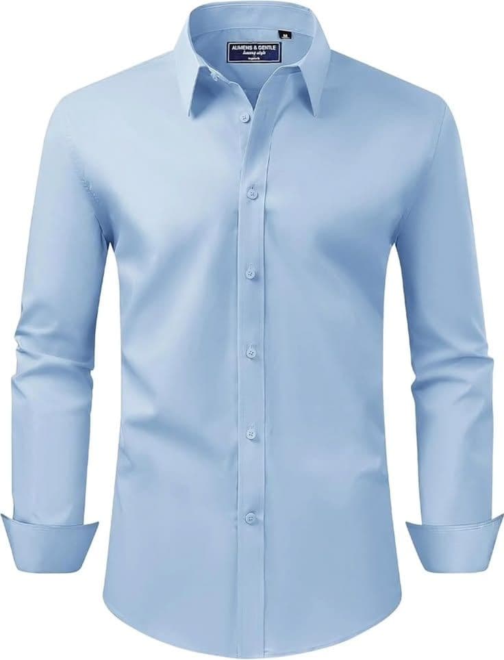 Arctic Blue Precision Dress Shirt — Vee Clothing Company