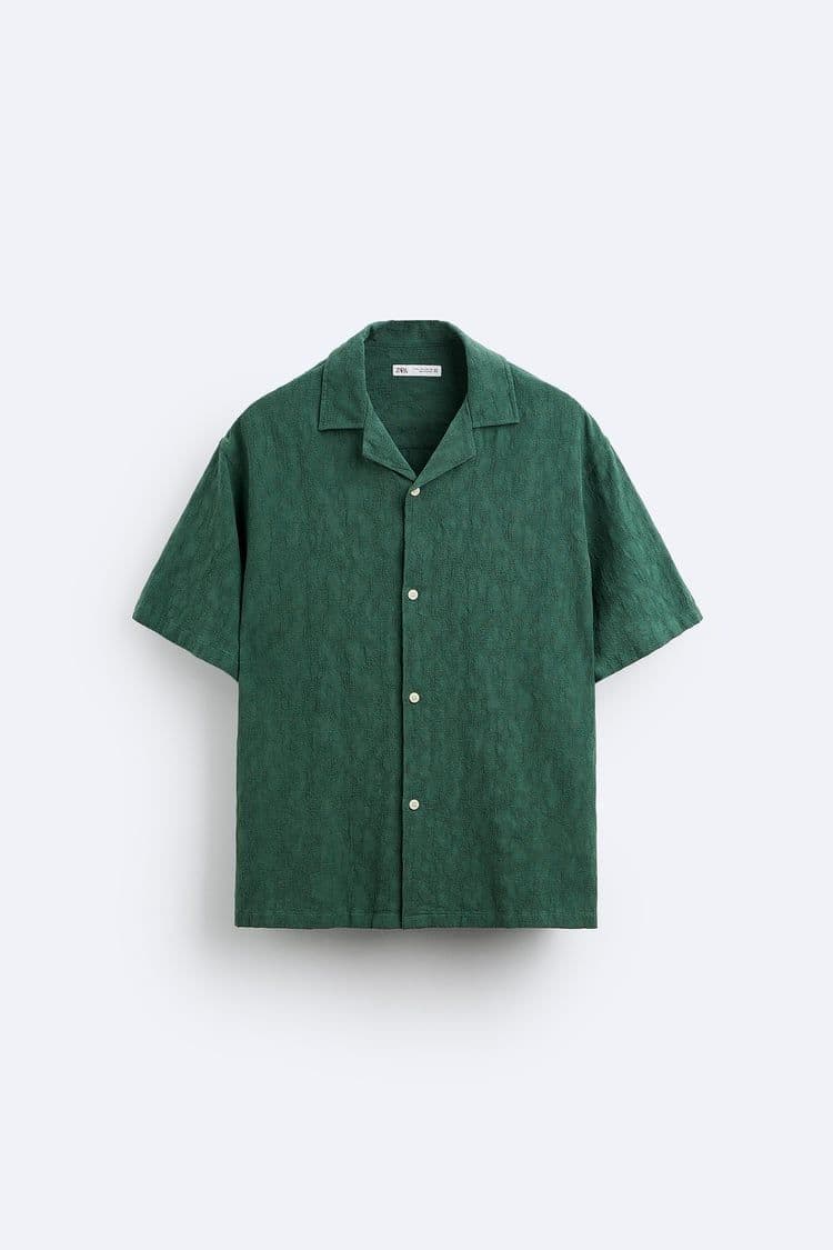 Forest Textured Resort Shirt — Vee Clothing Company