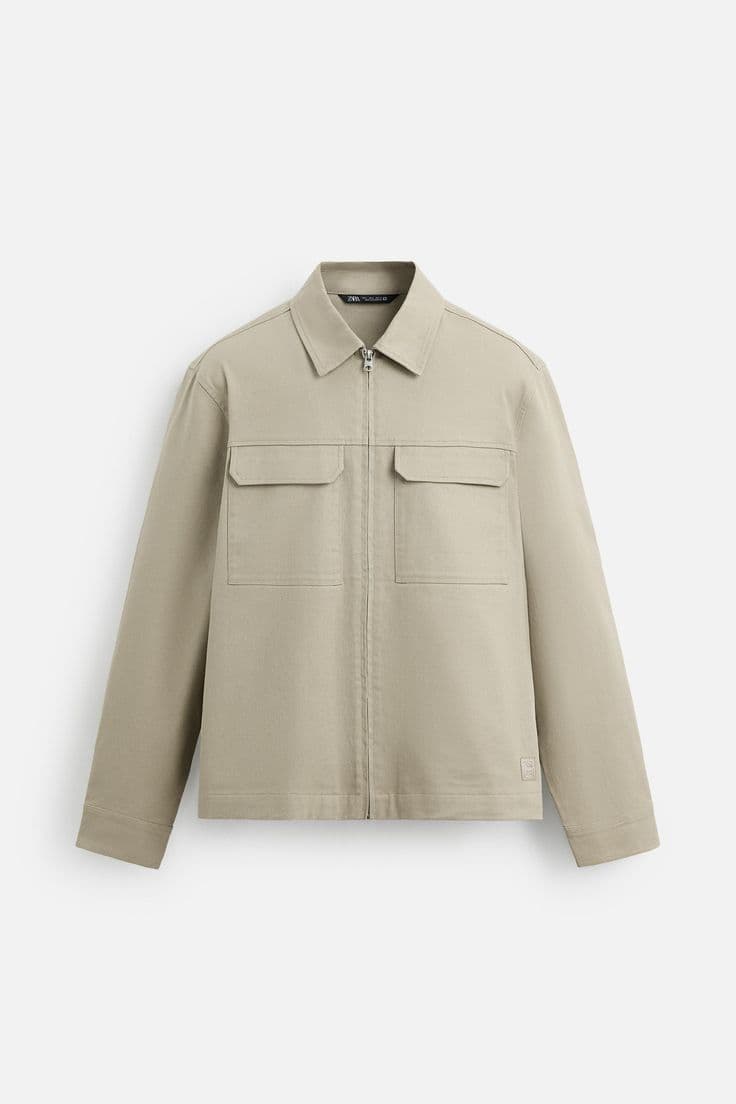 Monumental Stone Twill Zip-Front Jacket — Vee Clothing Company