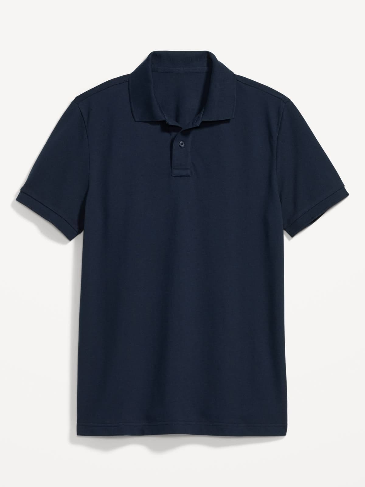 Signature Navy Piqué Polo