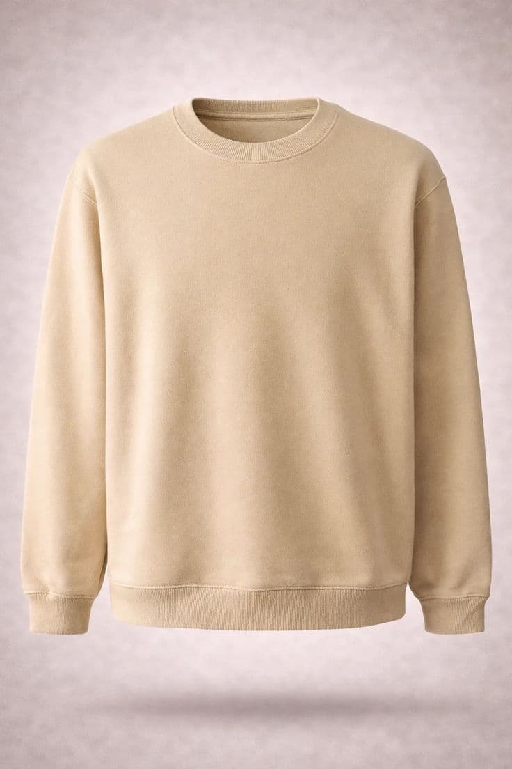 Sand Drop-Shoulder Sweatshirt
